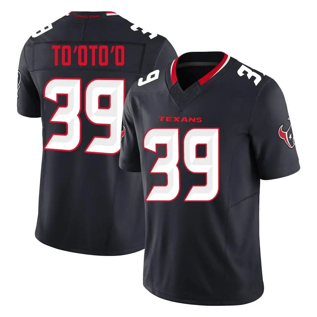 My Store H.Texans #39 Henry To'oTo'o Player Navy Limited Alternate Vapor F.U.S.E. Home Game Stitched Jerseys