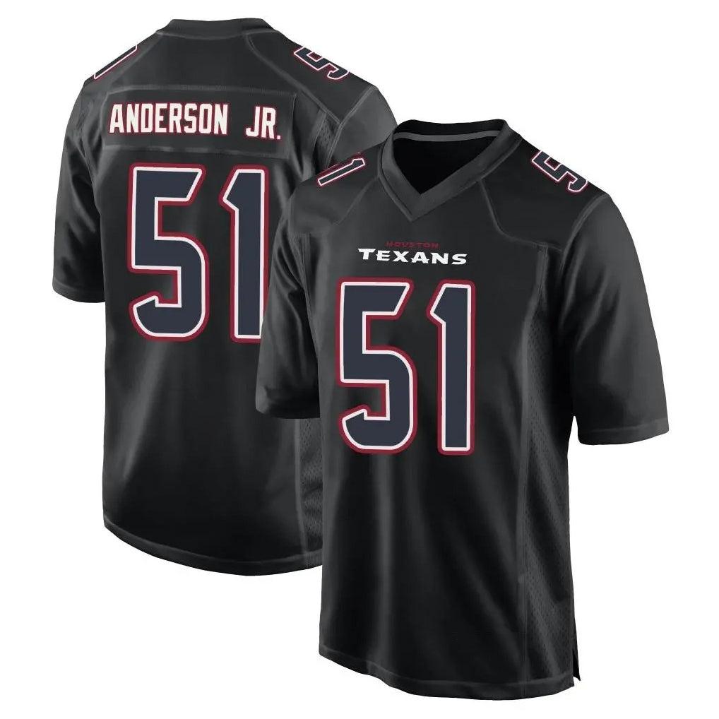 My Store H.Texans #51 Will Anderson Jr. Player Black Fashion Home Game Stitched Jerseys