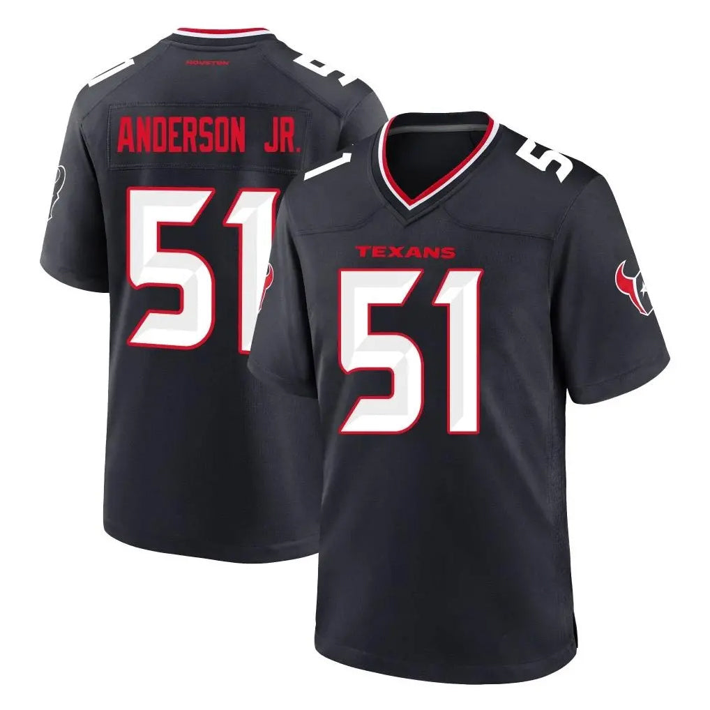 My Store H.Texans #51 Will Anderson Jr. Player Navy Team Home Game Stitched Jerseys