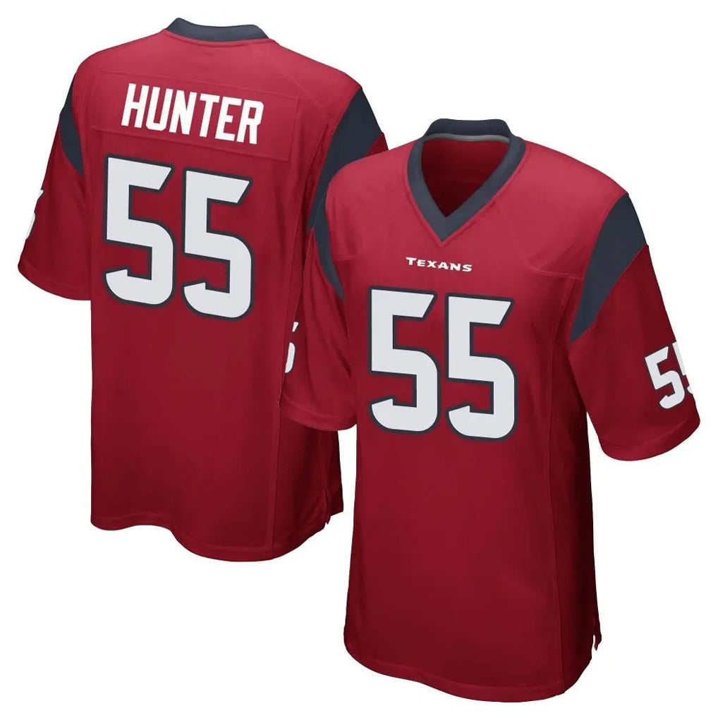 My Store H.Texans #55 Danielle Hunter Player Red Home Game Stitched Jerseys