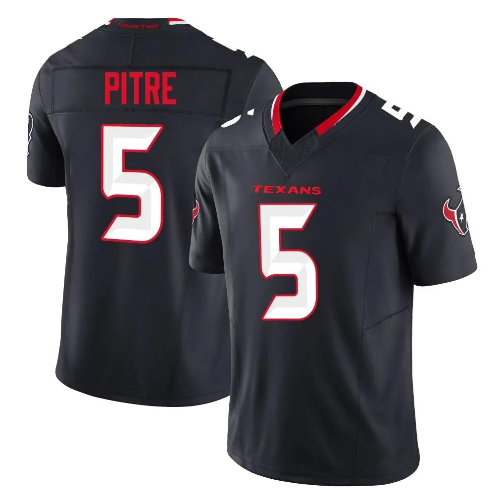 My Store H.Texans #5 Jalen Pitre Player Navy Limited Alternate Vapor F.U.S.E. Home Game Stitched Jerseys