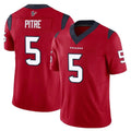 My Store H.Texans #5 Jalen Pitre Player Red Limited Vapor F.U.S.E. Home Game Stitched Jerseys