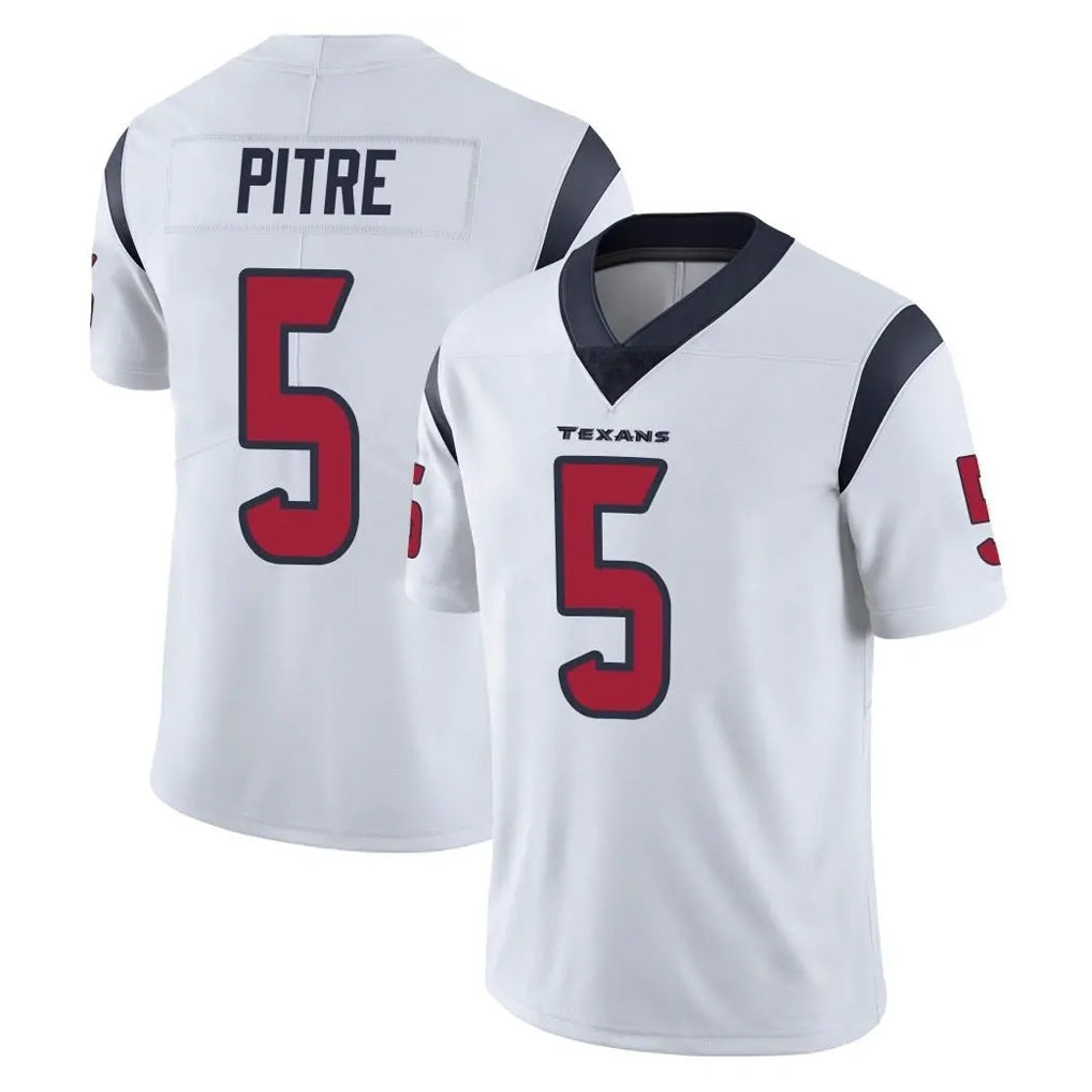 My Store H.Texans #5 Jalen Pitre Player White Limited Vapor Untouchable Home Game Stitched Jerseys