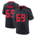 My Store H.Texans #69 Ed Ingram Player Navy 2nd Alternate Home Game Stitched Jerseys