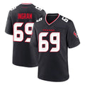 My Store H.Texans #69 Ed Ingram Player Navy Team Home Game Stitched Jerseys