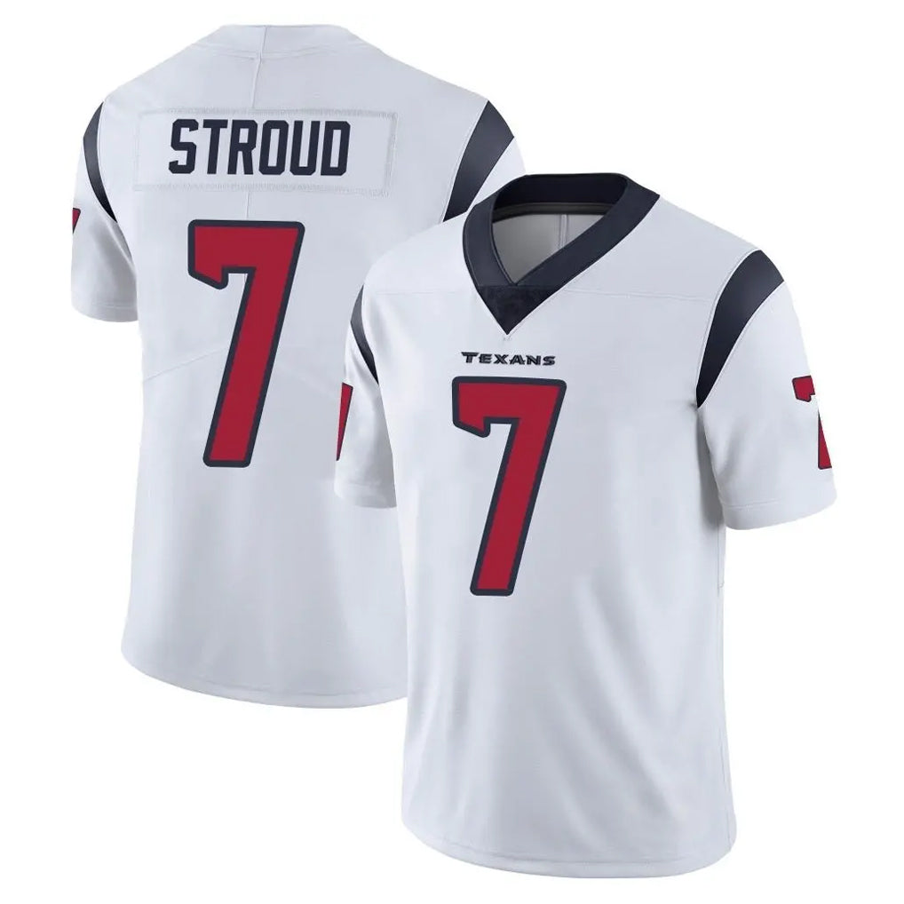 My Store H.Texans #7 CJ Stroud Player White Limited Vapor Untouchable Home Game Stitched Jerseys