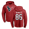 My Store H.Texans #86 Dalton Schultz Player Red Pro Line Pullover Hoodie Limited Game Stitched Jerseys
