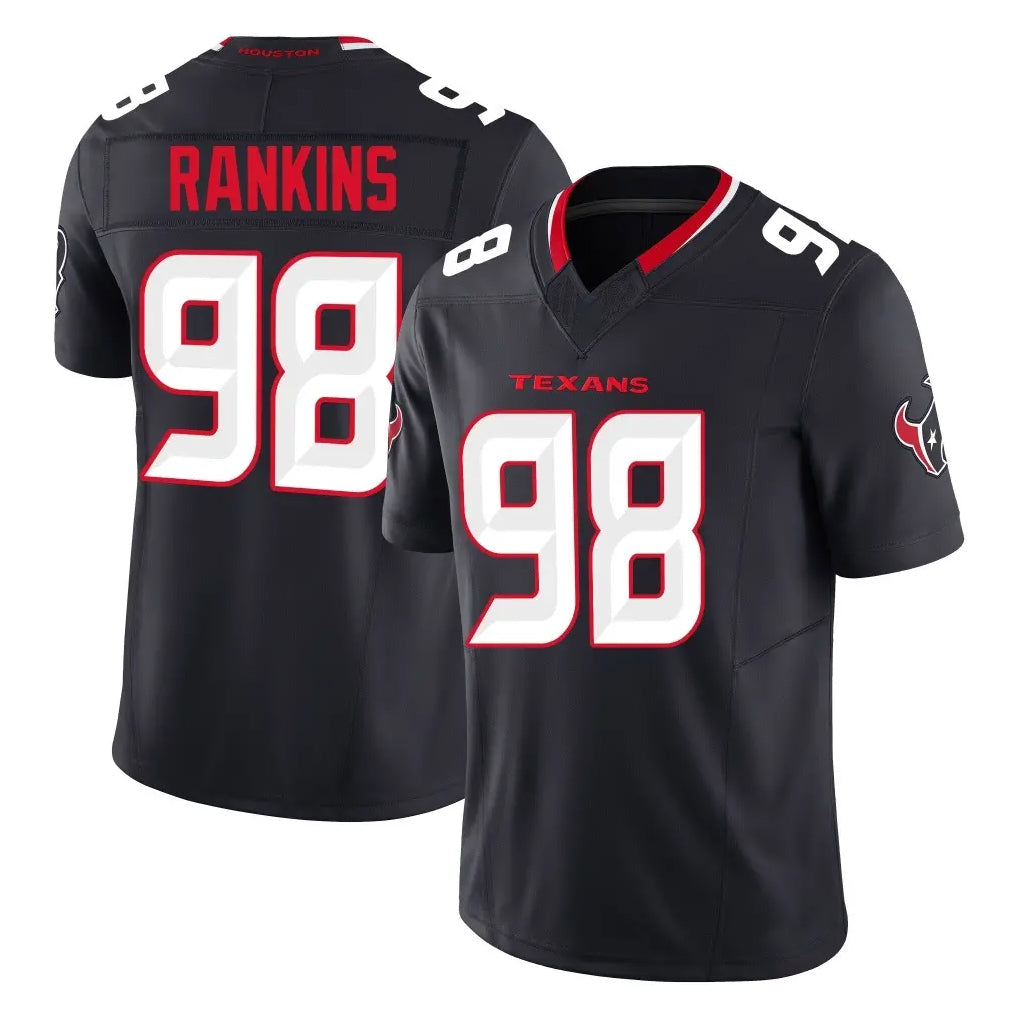 My Store H.Texans #98 Sheldon Rankins Player Navy Limited Alternate Vapor F.U.S.E. Home Game Stitched Jerseys