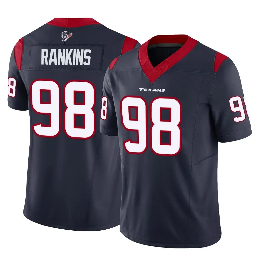 My Store H.Texans #98 Sheldon Rankins Player Navy Limited Vapor F.U.S.E. Home Game Stitched Jerseys