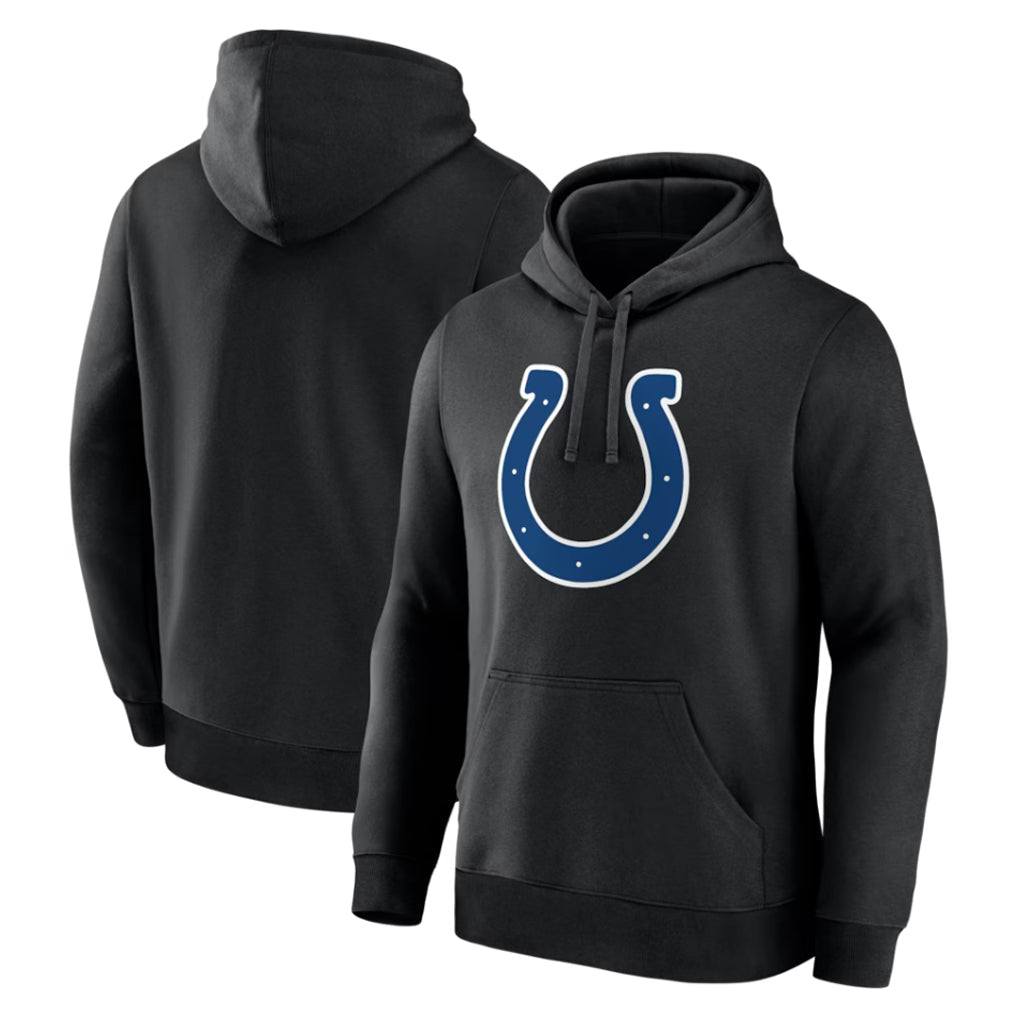 My Store IN.Colts Black Logo Pullover Hoodie Limited Blank Player Stitched Jerseys