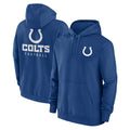 My Store IN.Colts Blue Sideline Club Fleece Long Sleeve Hoodie Limited Blank Player Stitched Jerseys