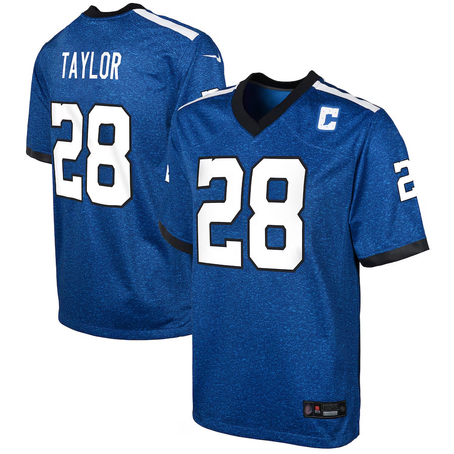 My Store IN.Colts Indiana Nights Alternate Game Stitched Jerseys - Royal - #28 Jonathan Taylor Player