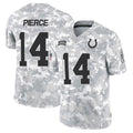 My Store IN.Colts #14 Alec Pierce Player Arctic Camo Salute to Service Limited Stitched Jerseys