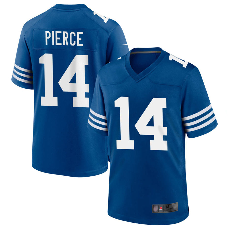 My Store IN.Colts #14 Alec Pierce Player Royal Limited Game Stitched Jerseys