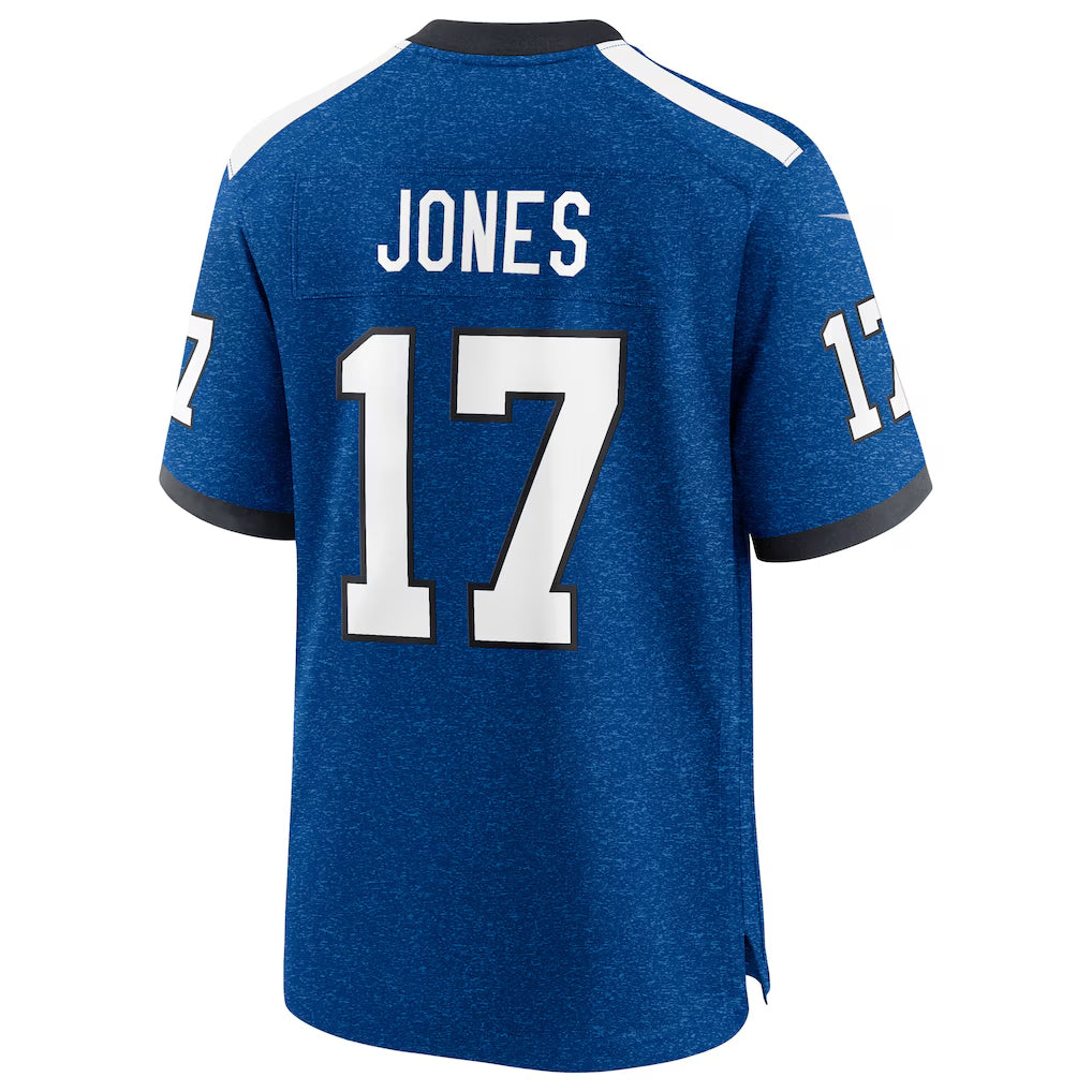 My Store IN.Colts #17 Daniel Jones Player Alternate 2 Indiana Nights Game Stitched Jerseys