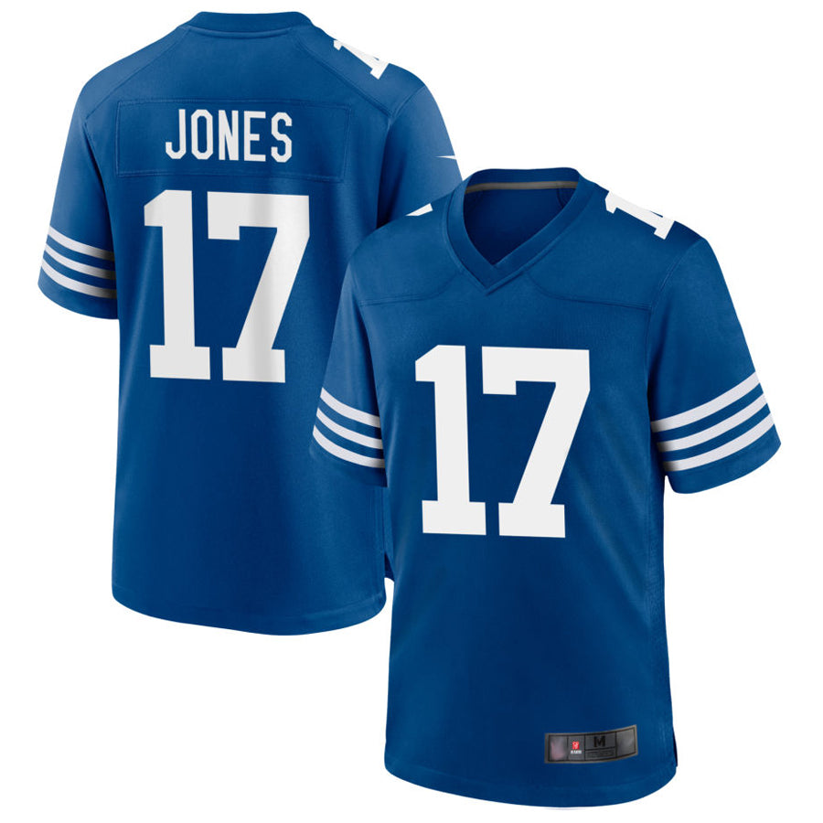 My Store IN.Colts #17 Daniel Jones Player Royal Limited Game Stitched Jerseys