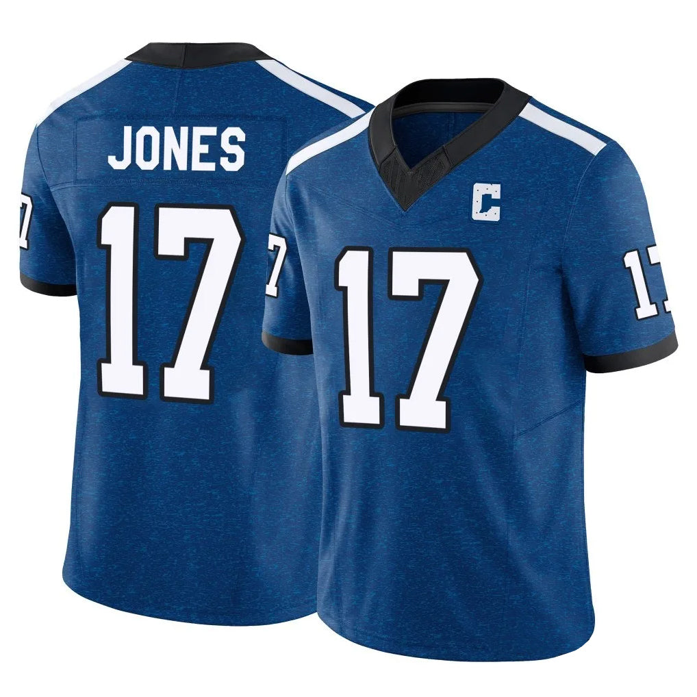 My Store IN.Colts #17 Daniel Jones Player Royal Vapor F.U.S.E. Limited Stitched Jerseys