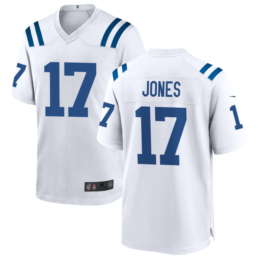My Store IN.Colts #17 Daniel Jones Player White Home Game Stitched Jerseys