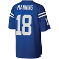 My Store IN.Colts #18 Peyton Manning Mitchell & Ness Royal Big & Tall Retired Player Replica Stitched Jerseys