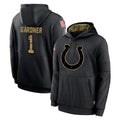 My Store IN.Colts #1 Sauce Gardner Player Black Salute to Service Hoodies Limited Game Stitched Jerseys