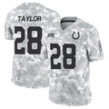 My Store IN.Colts #28 Jonathan Taylor Player Arctic Camo Salute to Service Limited Stitched Jerseys
