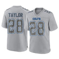My Store IN.Colts #28 Jonathan Taylor Player Gray Atmosphere Fashion Home Game Stitched Jerseys