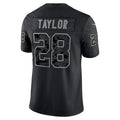 My Store IN.Colts #28 Jonathan Taylor Player RFLCTV Limited Black Stitched Jerseys