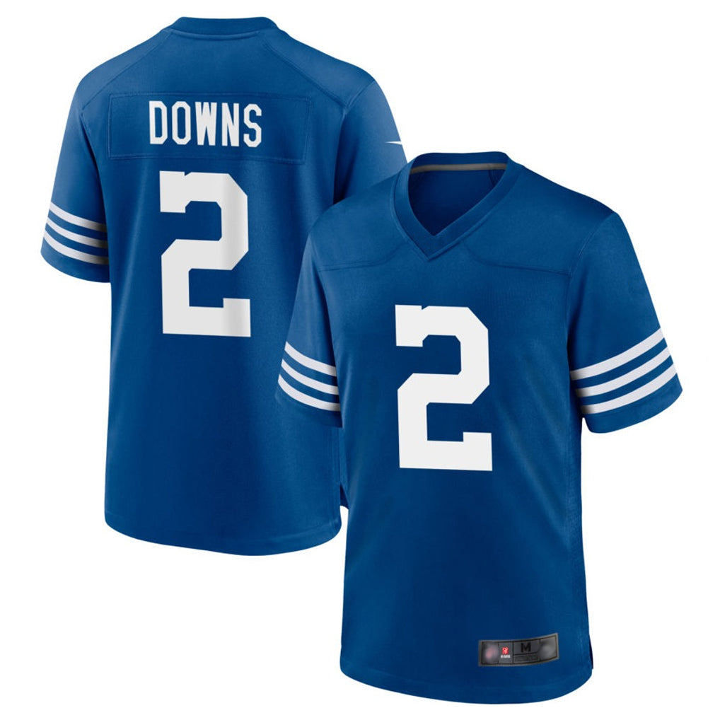 My Store IN.Colts #2 Josh Downs Bynum Player Royal Limited Home Game Stitched Jerseys