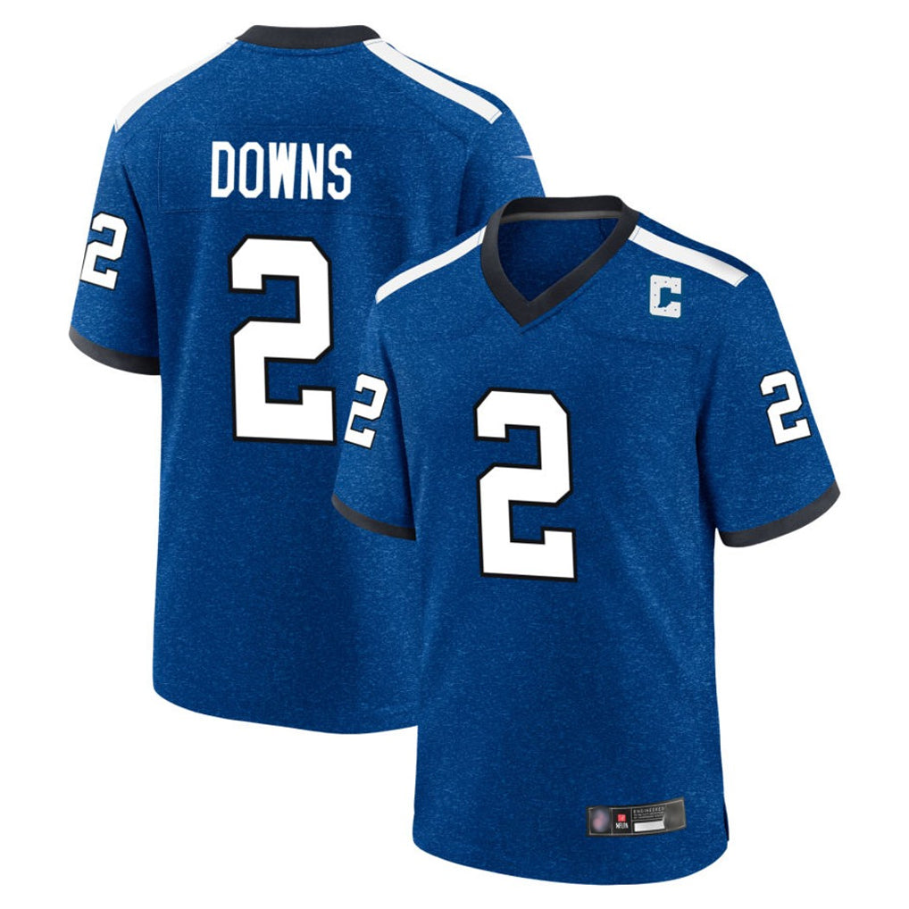 My Store IN.Colts #2 Josh Downs Player Royal Alternate Indiana Nights Home Game Stitched Jerseys