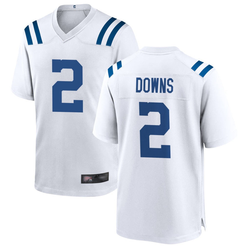 My Store IN.Colts #2 Josh Downs Player White Home Game Stitched Jerseys