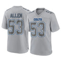 My Store IN.Colts #53 CJ Allen Player Gray Atmosphere Fashion Home Game Stitched Jerseys