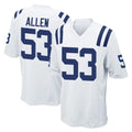 My Store IN.Colts #53 CJ Allen Player White Home Game Stitched Jerseys