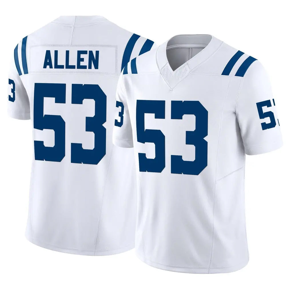 My Store IN.Colts #53 CJ Allen Player White Limited Vapor F.U.S.E. Home Game Stitched Jerseys