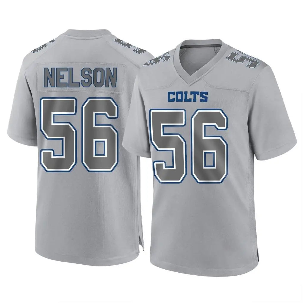My Store IN.Colts #56 Quenton Nelson Player Gray Atmosphere Fashion Home Game Stitched Jerseys