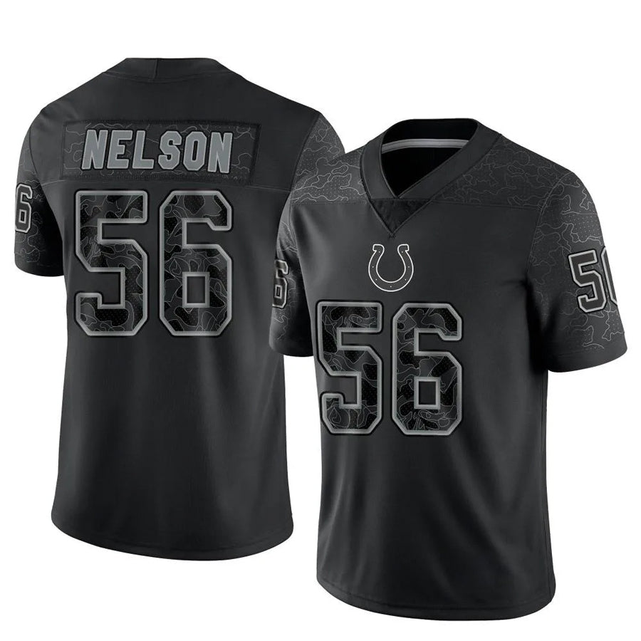 My Store IN.Colts #56 Quenton Nelson Player RFLCTV Limited Black Stitched Jerseys