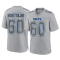My Store IN.Colts #60 Tanor Bortolini Player Gray Atmosphere Fashion Home Game Stitched Jerseys