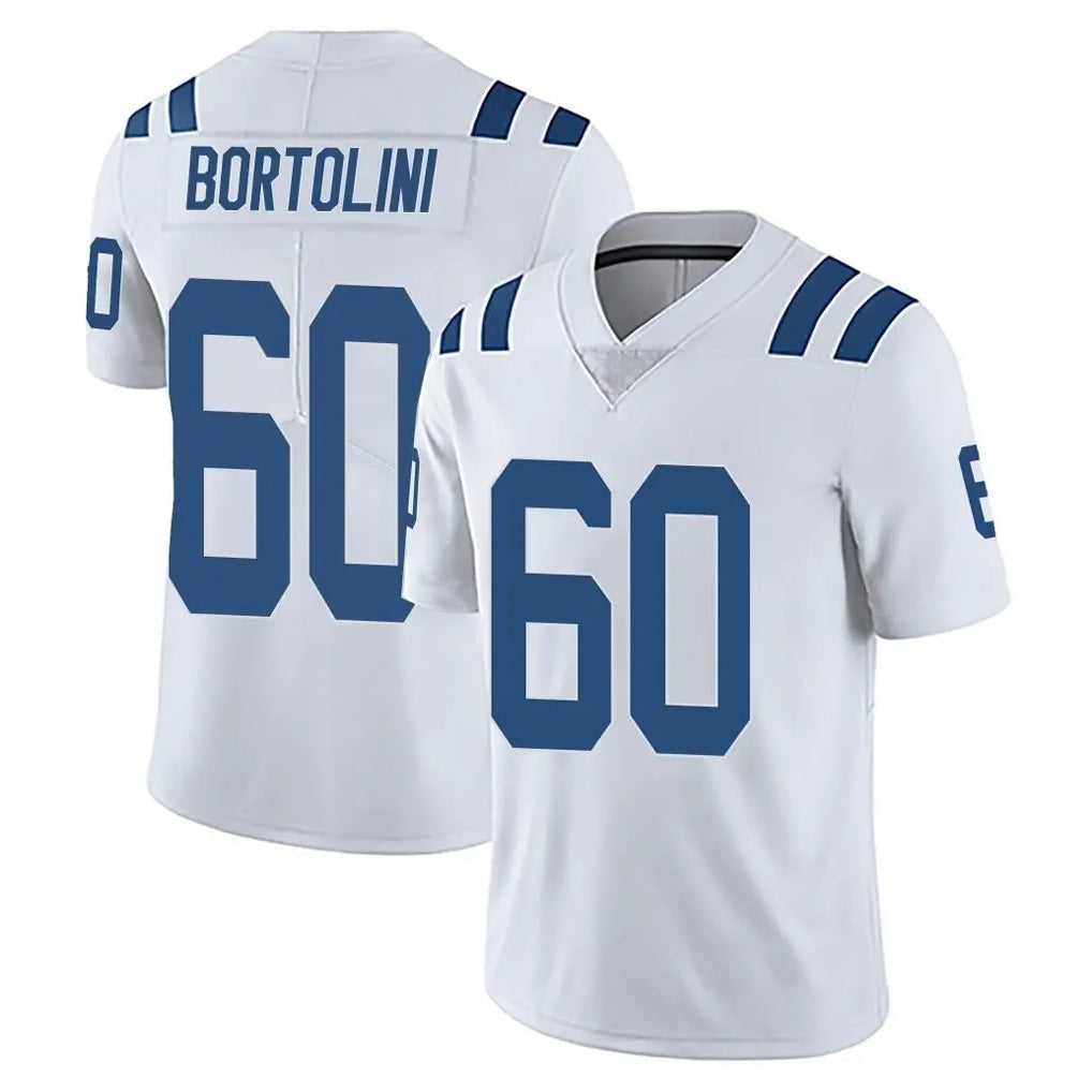 My Store IN.Colts #60 Tanor Bortolini Player White Limited Vapor Untouchable Home Game Stitched Jerseys