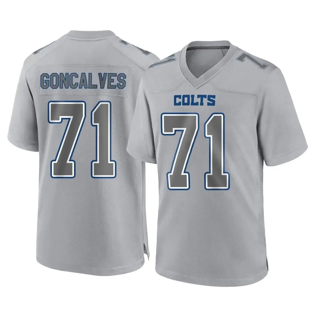 My Store IN.Colts #71 Matt Goncalves Player Gray Atmosphere Fashion Home Game Stitched Jerseys
