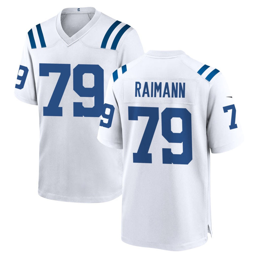 My Store IN.Colts #79 Bernhard Raimann Player White Home Game Stitched Jerseys