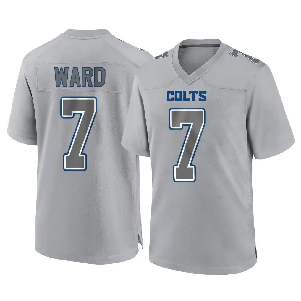 My Store IN.Colts #7 Charvarius Ward Sr. Player Gray Atmosphere Fashion Home Game Stitched Jerseys