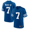 My Store IN.Colts #7 Charvarius Ward Sr. Player Royal Limited Home Game Stitched Jerseys