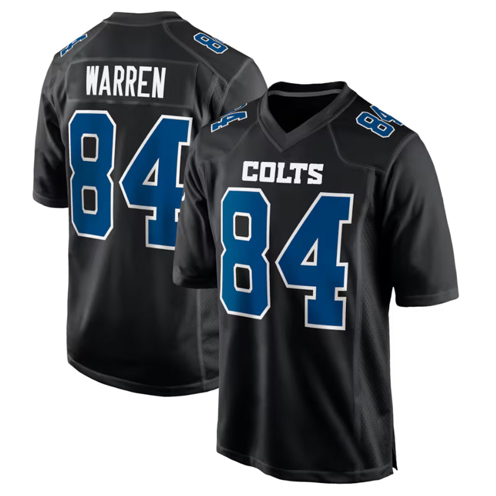 My Store IN.Colts #84 Tyler Warren Player Black Fashion Limited Game Stitched Jerseys
