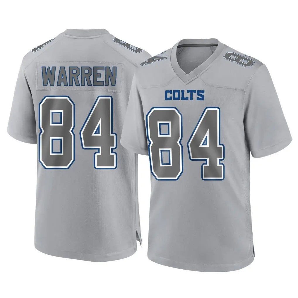 My Store IN.Colts #84 Tyler Warren Player Gray Atmosphere Fashion Home Game Stitched Jerseys