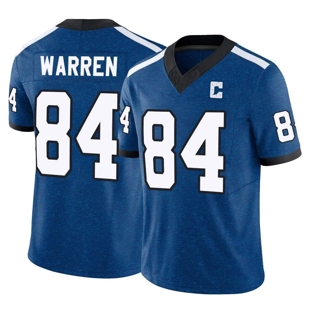 My Store IN.Colts #84 Tyler Warren Player Limited Indiana Nights Alternate Vapor F.U.S.E. Royal Stitched Jerseys