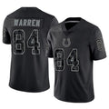 My Store IN.Colts #84 Tyler Warren Player RFLCTV Limited Black Stitched Jerseys