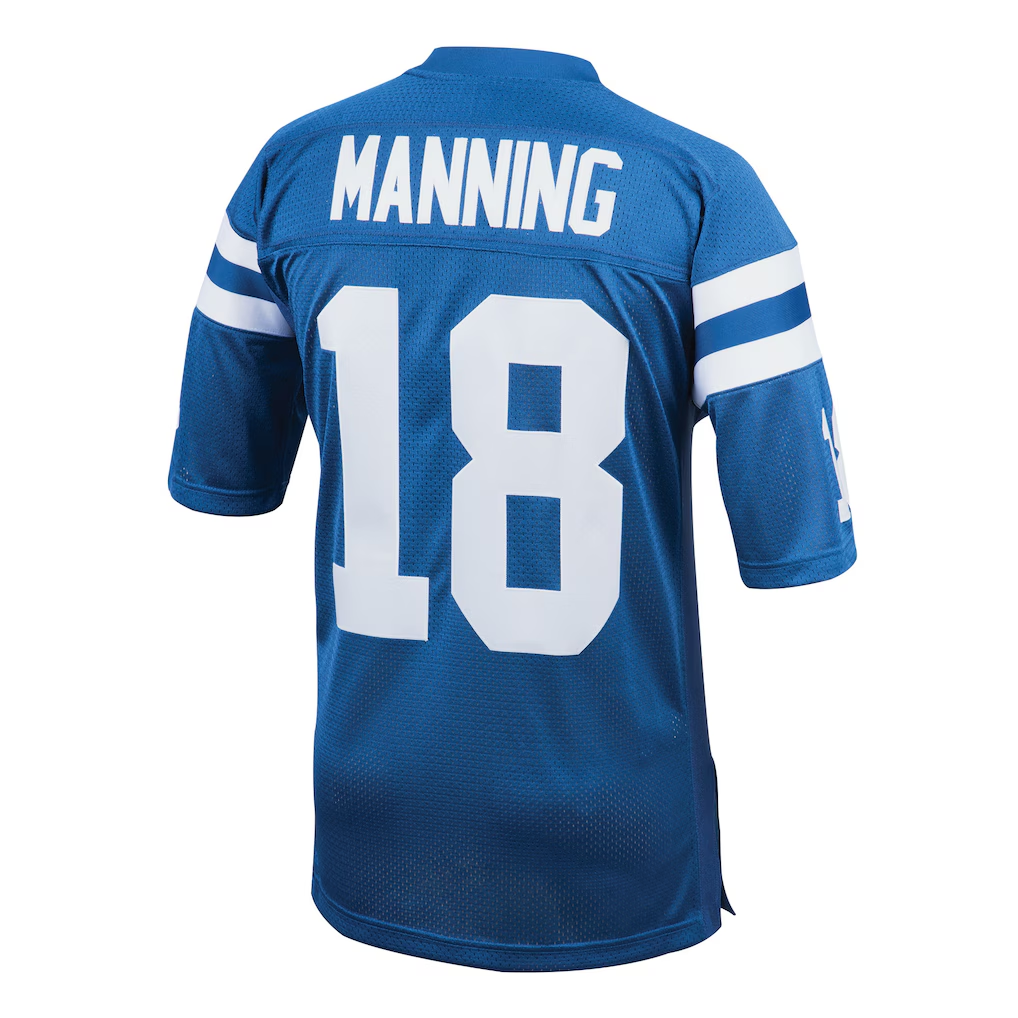My Store I.Colts 1998 #18 Peyton Manning Mitchell & Ness Royal Authentic Throwback Retired Player Stitched Jerseys