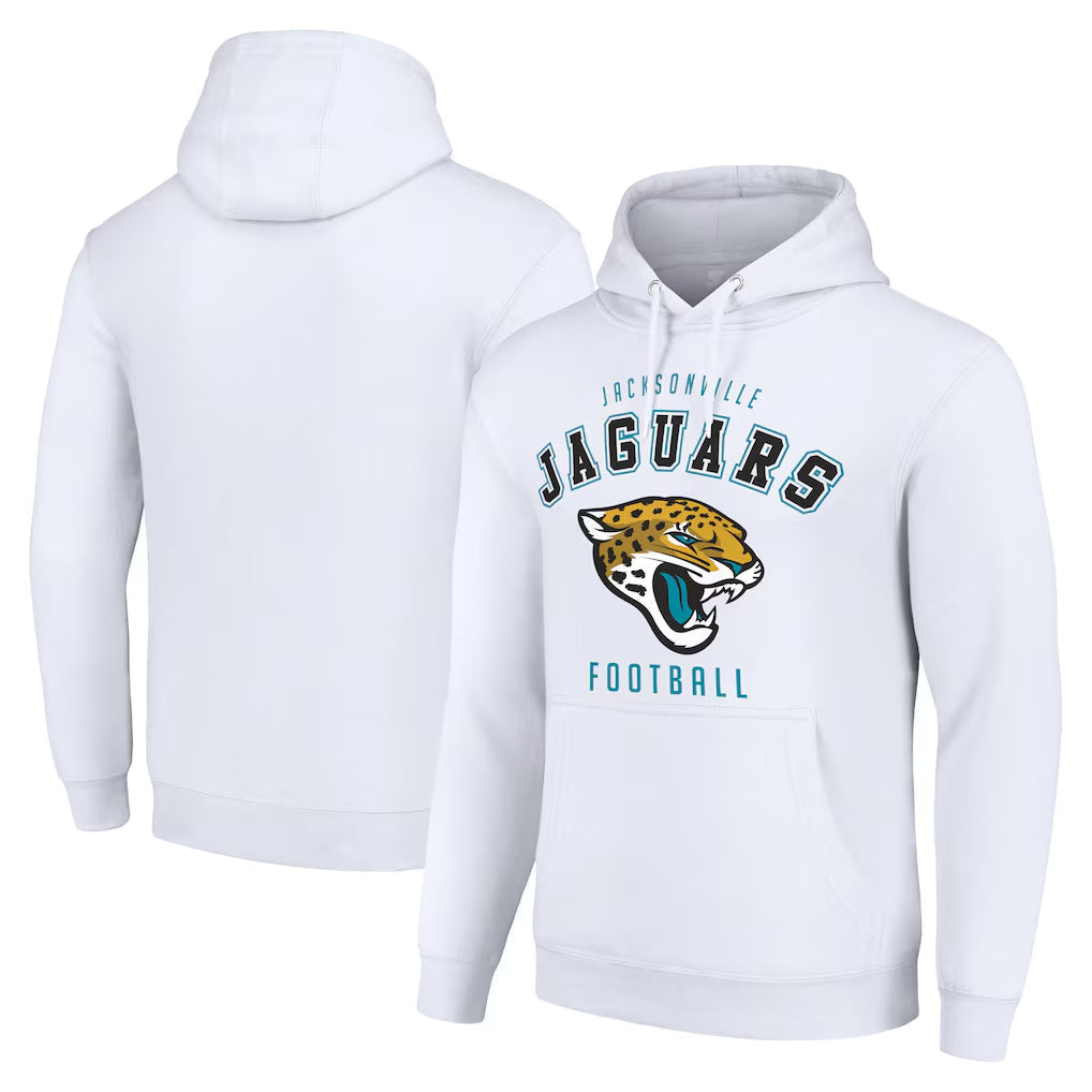 My Store J.Jaguars White Home Game Pullover Hoodies Blank Player Limited Stitched Jerseys