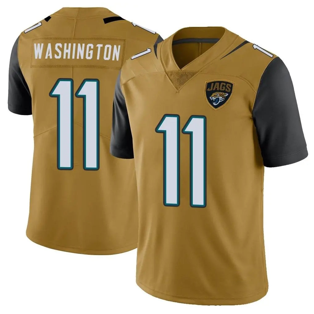 My Store J.Jaguars #11 Parker Washington Player Gold Vapor Limited Home Game Stitched Jerseys