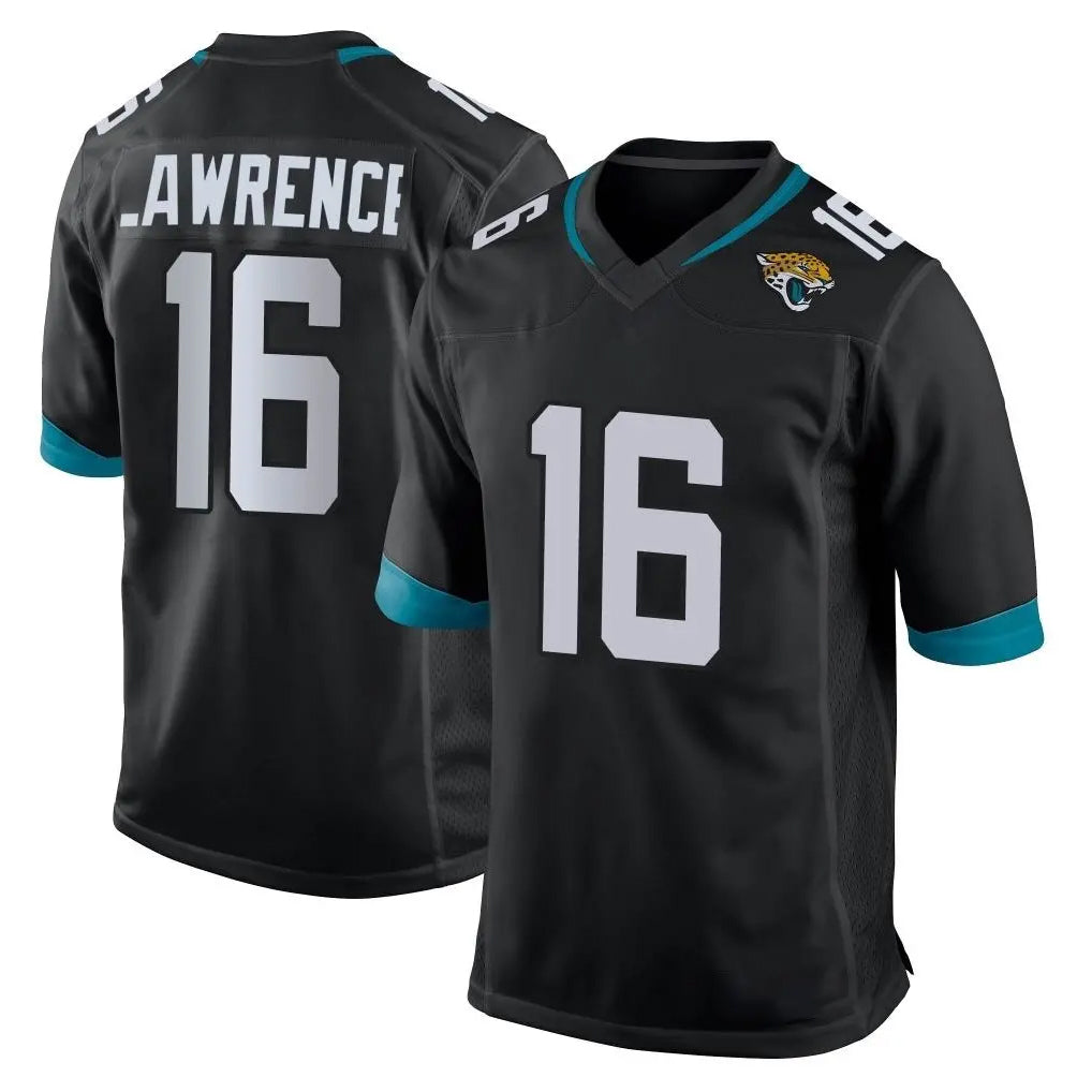My Store J.Jaguars #16 Trevor Lawrence Player Black Home Game Stitched Jerseys