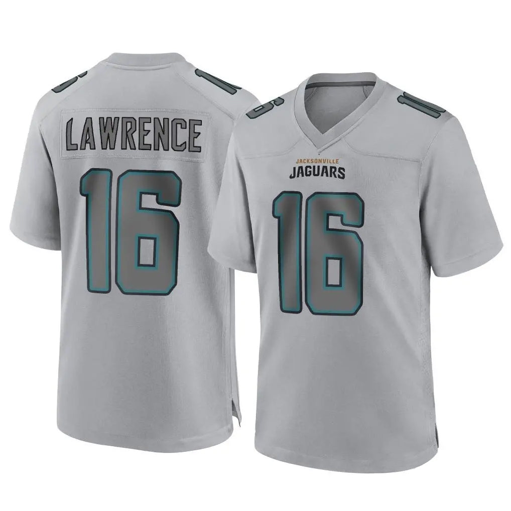 My Store J.Jaguars #16 Trevor Lawrence Player Gray Atmosphere Fashion Home Game Stitched Jerseys